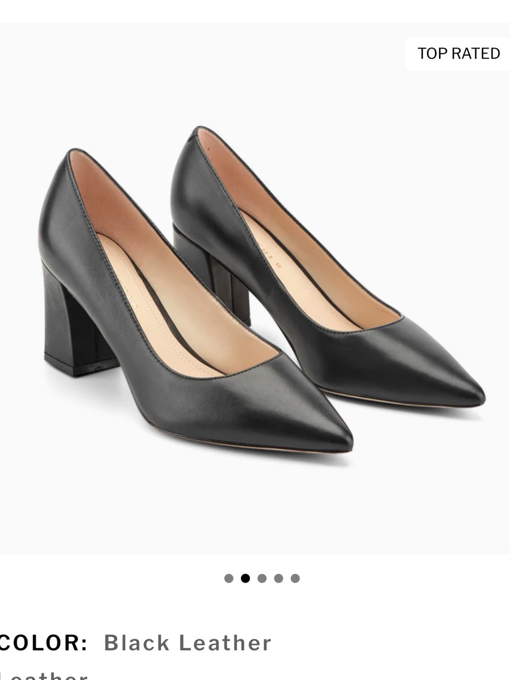 Marc Fisher Zala Block Heel Pointy Toe Pump